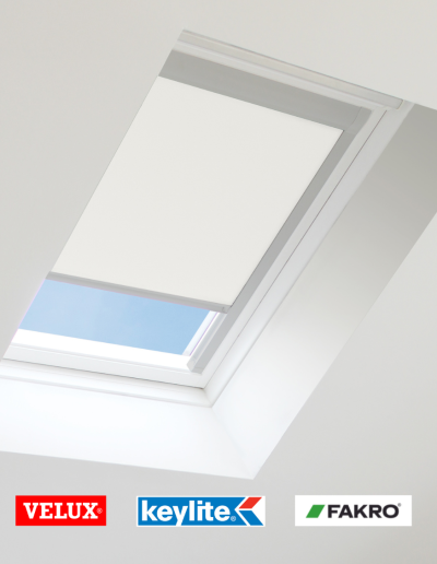 Skylight with brand logos below