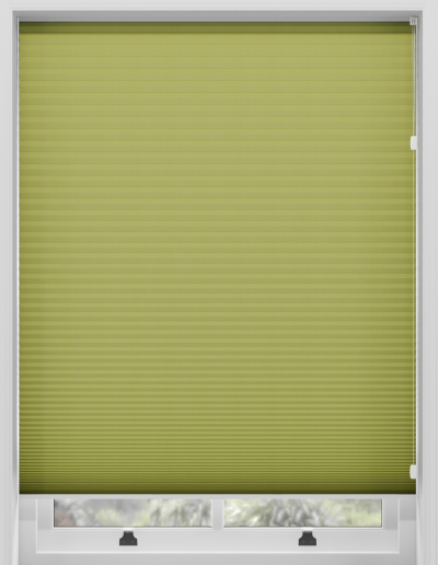 Lime green blackout window blind