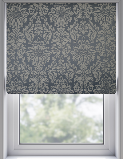 Elegant patterned roller blind window