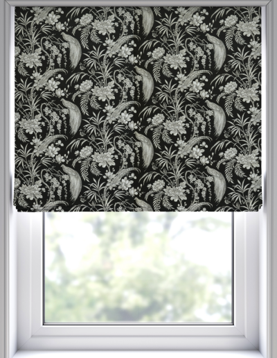 Floral patterned window blind design